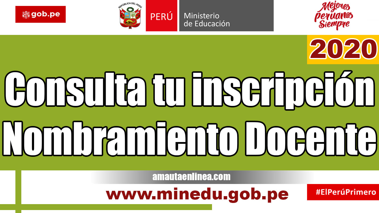 Salió El Aplicativo Para Consultar Tu Inscripción De Nombramiento Docente 2020 5067