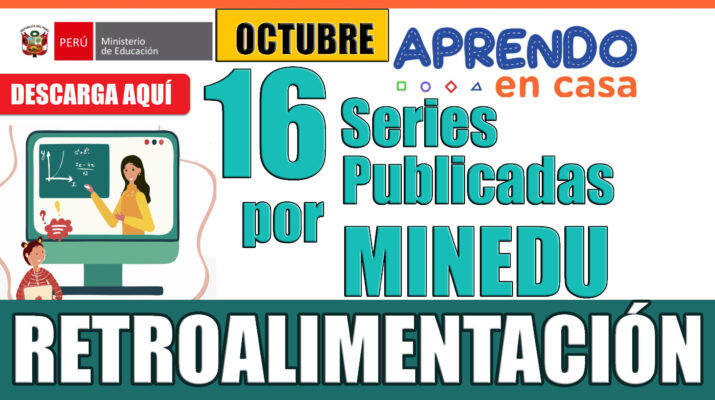 16 series sobre retroalimentacion publicadas por minedu
