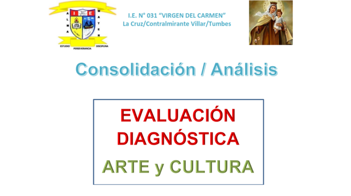 Consolidación y análisis de la evaluación diagnóstica para el nivel secundaria