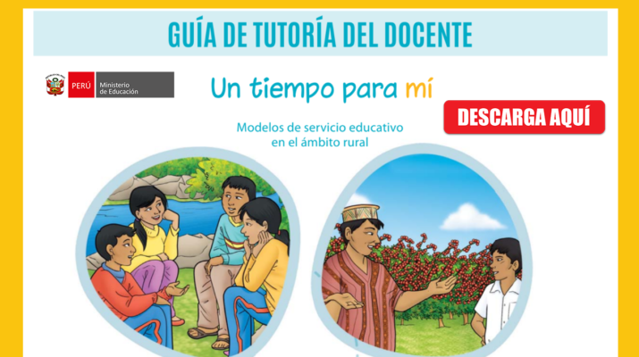 Minedu: Guía y cuaderno de tutoría del docente