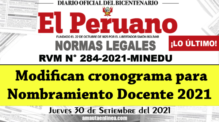 MODIFICAN-CRONOGRAMA-PARA-NOMBRAMIENTO-DOCENTE-2021-30-DE-SETIEMBRE