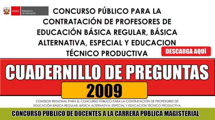 Minedu-Cuadernillo-de-preguntas-de-concurso-público-para-docentes-2009-para-EBR,-EBE-Y-CETPRO