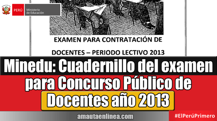 Minedu-Cuadernillo-del-examen-para-Concurso-Público-de-Docentes-año-2013