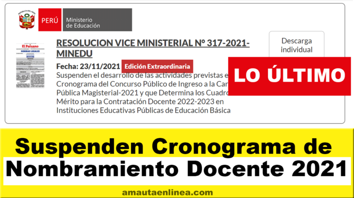 ¡LO-ÚLTIMO!-Suspenden-Cronograma-del-Concurso-Público-de-Ingreso-a-la-Carrera-Pública-Magisterial-2021