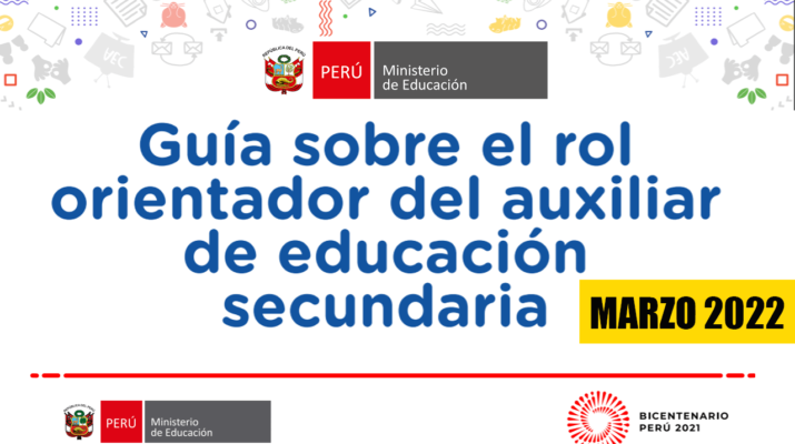 Minedu-lanza-guía-sobre-el-rol-orientador-del-auxiliar-de-secundaria-para-Marzo-2022