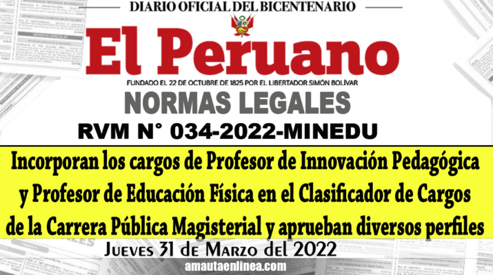 Incorporan-los-cargos-de-Profesor-de-Innovación-Pedagógica-y-Profesor-de-Educación-Física-en-el-Clasificador-de-Cargos-de-la-Carrera-Pública-Magisterial-y-aprueban-diversos-perfiles