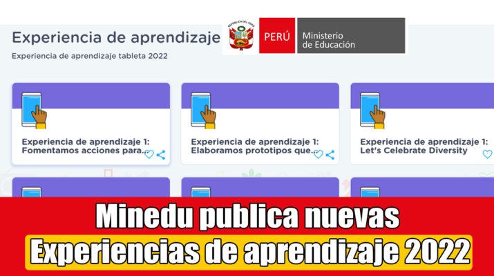 Minedu-publica-nuevas-Experiencias-de-aprendizaje-2022