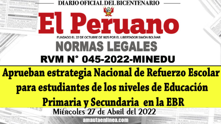 Aprueban-estrategia-Nacional-de-Refuerzo-Escolar-para-estudiantes-de-los-niveles-de-Educación-Primaria-y-Secundaria--en-la-EBR