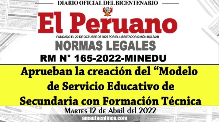 Aprueban-la-creación-del-“Modelo-de-Servicio-Educativo-de-Secundaria-con-Formación-Técnica