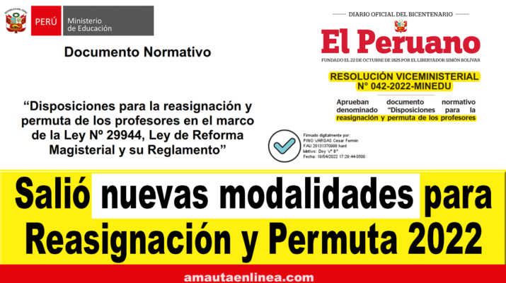 Salió-nuevas-modalidades-para-reasignación-y-permuta-2022-¡LO-ÚLTIMO!