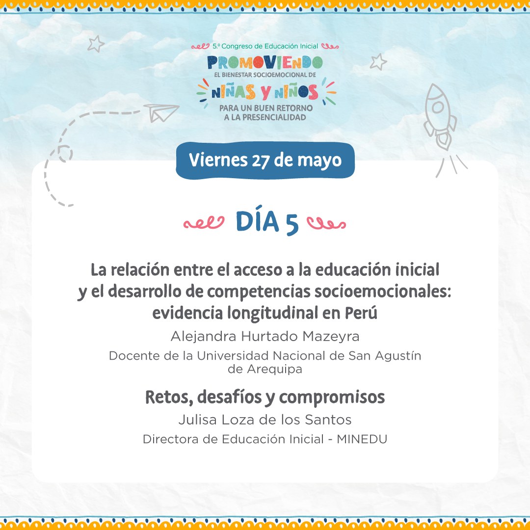 Minedu Lanza Congreso De Educación Inicial Desde El Lunes 23 Al Viernes 27 De Mayo ¡lo Último 5485