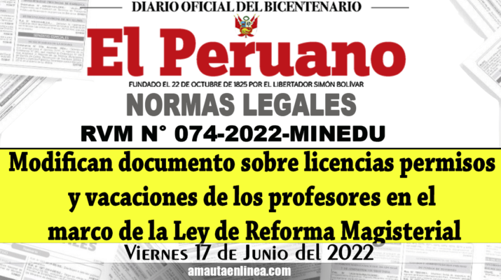 Modifican-documento-sobre-licencias-permisos-y-vacaciones-de-los-profesores-en-el-marco-de-la-Ley-de-Reforma-Magisterial
