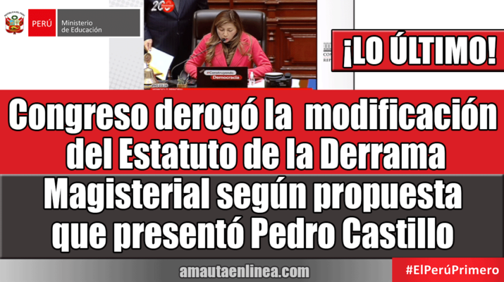 Congreso-derogó-la-modificación-del-Estatuto-de-la-Derrama-Magisterial-según-propuesta-que-presentó-Pedro-Castillo