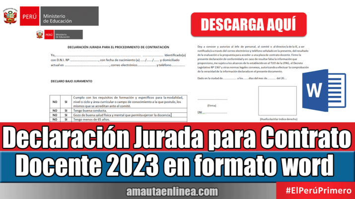Declaración-Jurada-para-Contrato-Docente-2023-en-formato-word