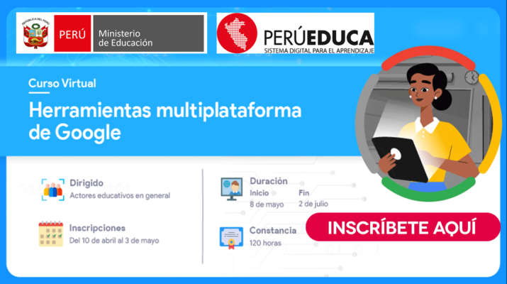 PerúEduca-lanza-curso-Herramientas-Multiplataforma-de-Google-para-docentes-y-actores-educativos