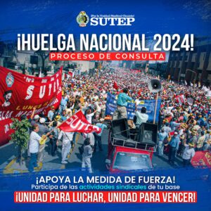 SUTEP HUELGA NACIONAL 2024