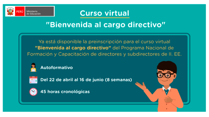 PerúEduca-lanza-nuevo-curso-virtual--Bienvenida-al-cargo-directivo